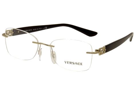 discount versace frames fit women|Versace rimless eyeglasses for women.